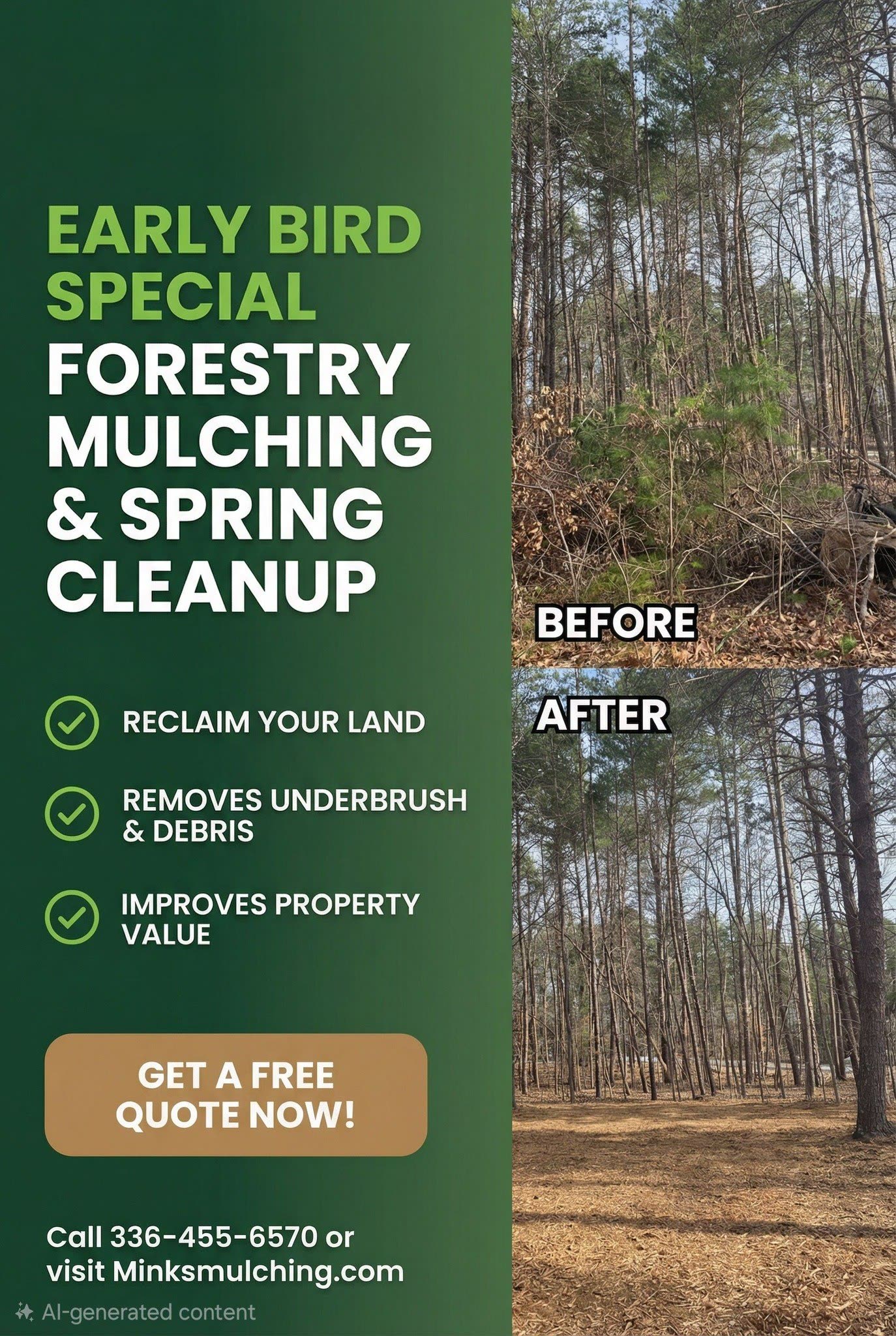 Spring cleanup before and after with key benefits
